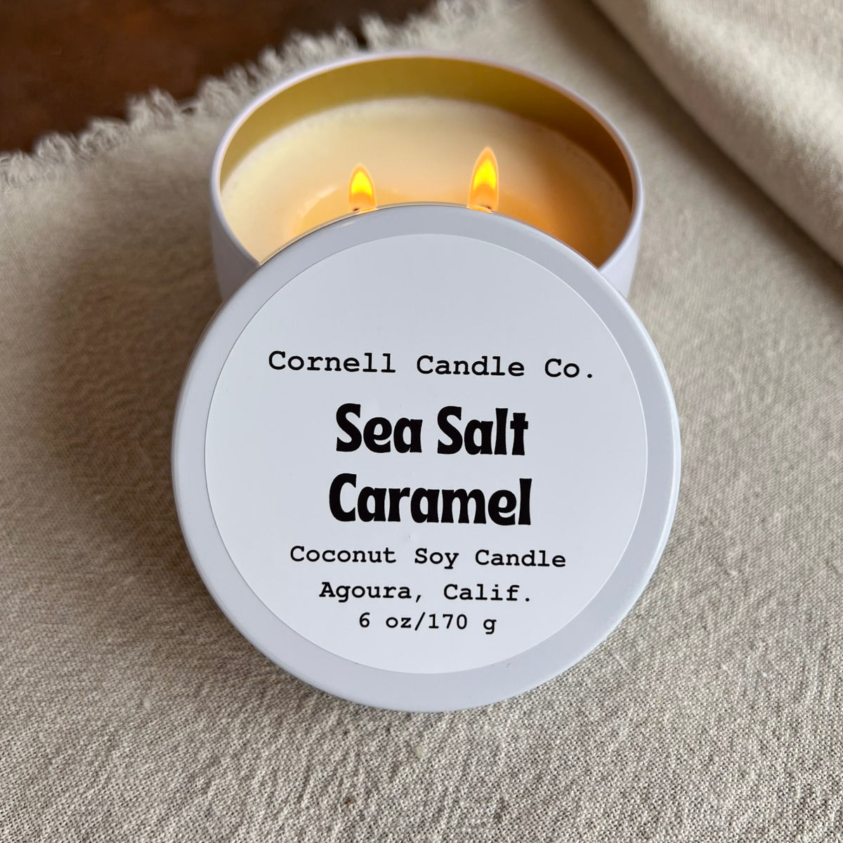 Sea Salt Caramel ~ Caramel + Sea Salt + Sandalwood