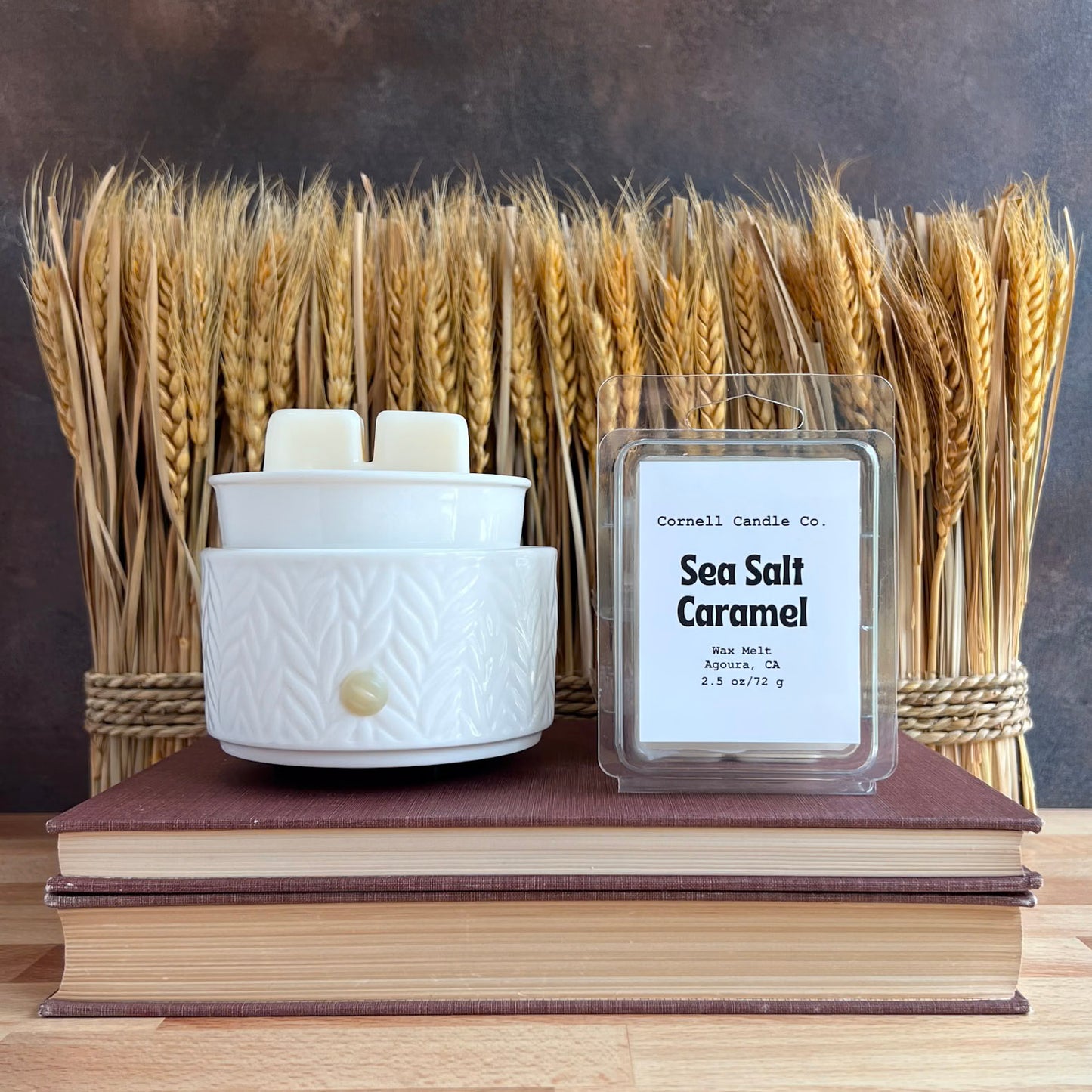 Sea Salt Caramel Wax Melt ~ Caramel + Sea Salt + Sandalwood