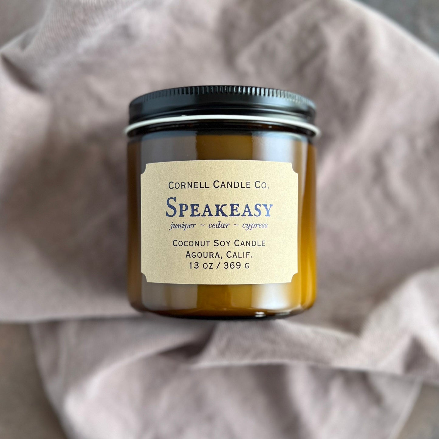 Speakeasy ~ a Juniper + Cedar + Cypress Candle
