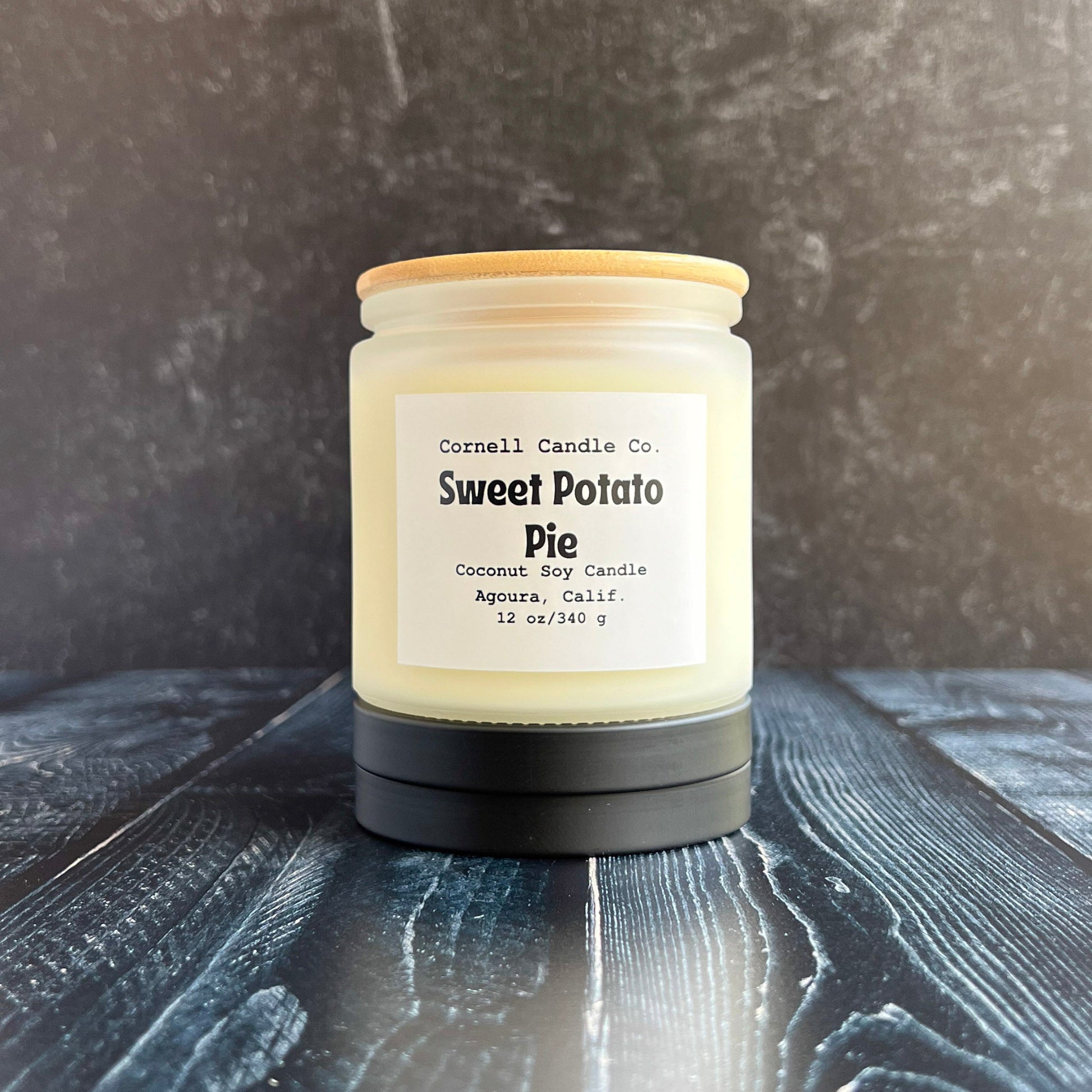 Sweet Potato Pie Candle ~ Sweet Potato + Vanilla + Pie Crust