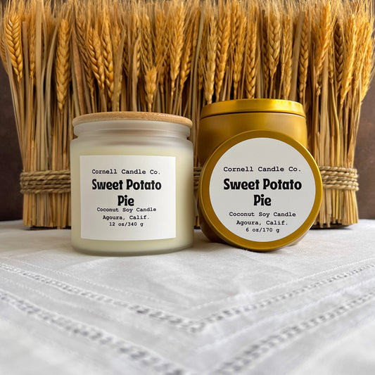 Sweet Potato Pie Candle ~ Sweet Potato + Vanilla + Pie Crust
