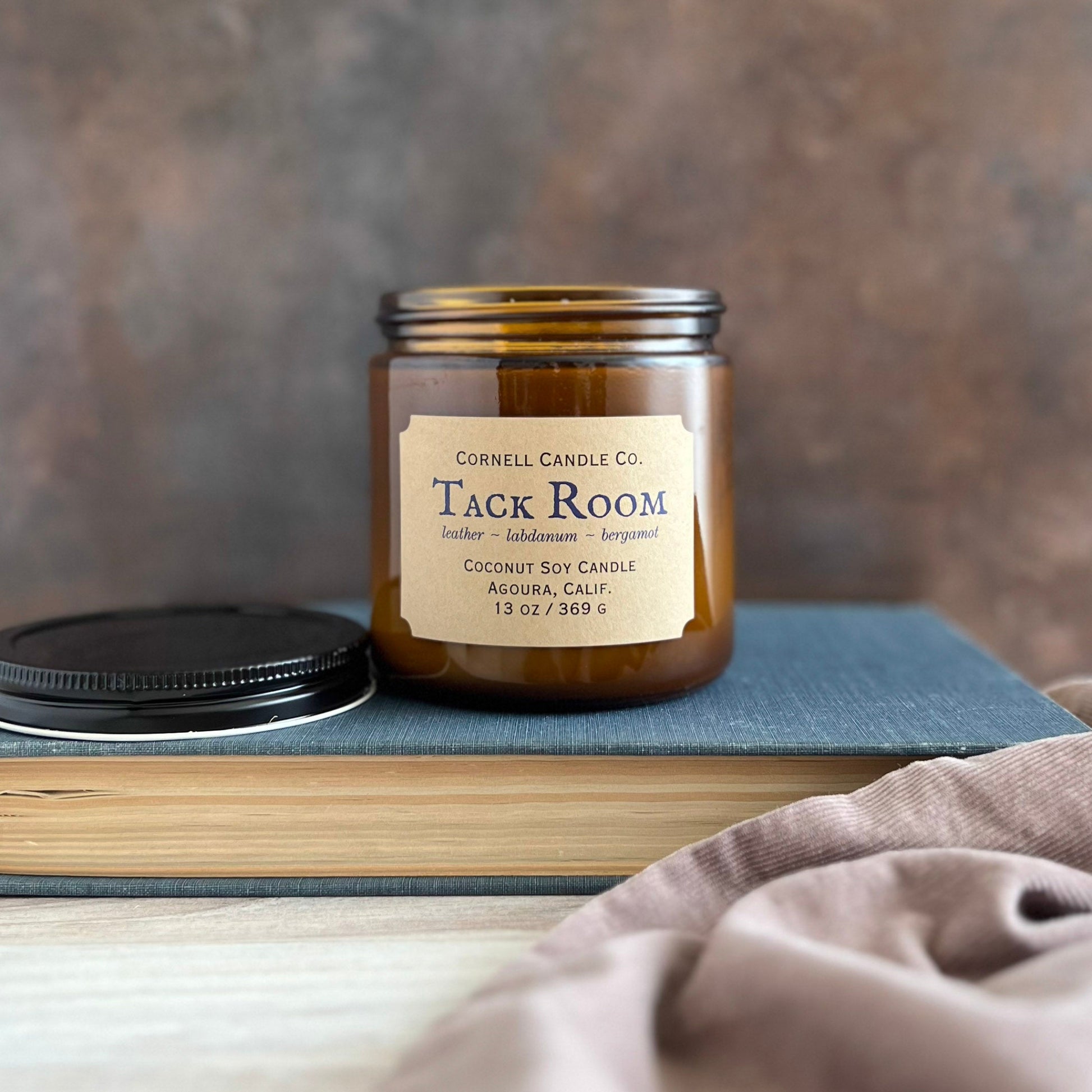 Tack Room ~ a Leather + Labdanum + Bergamot Candle