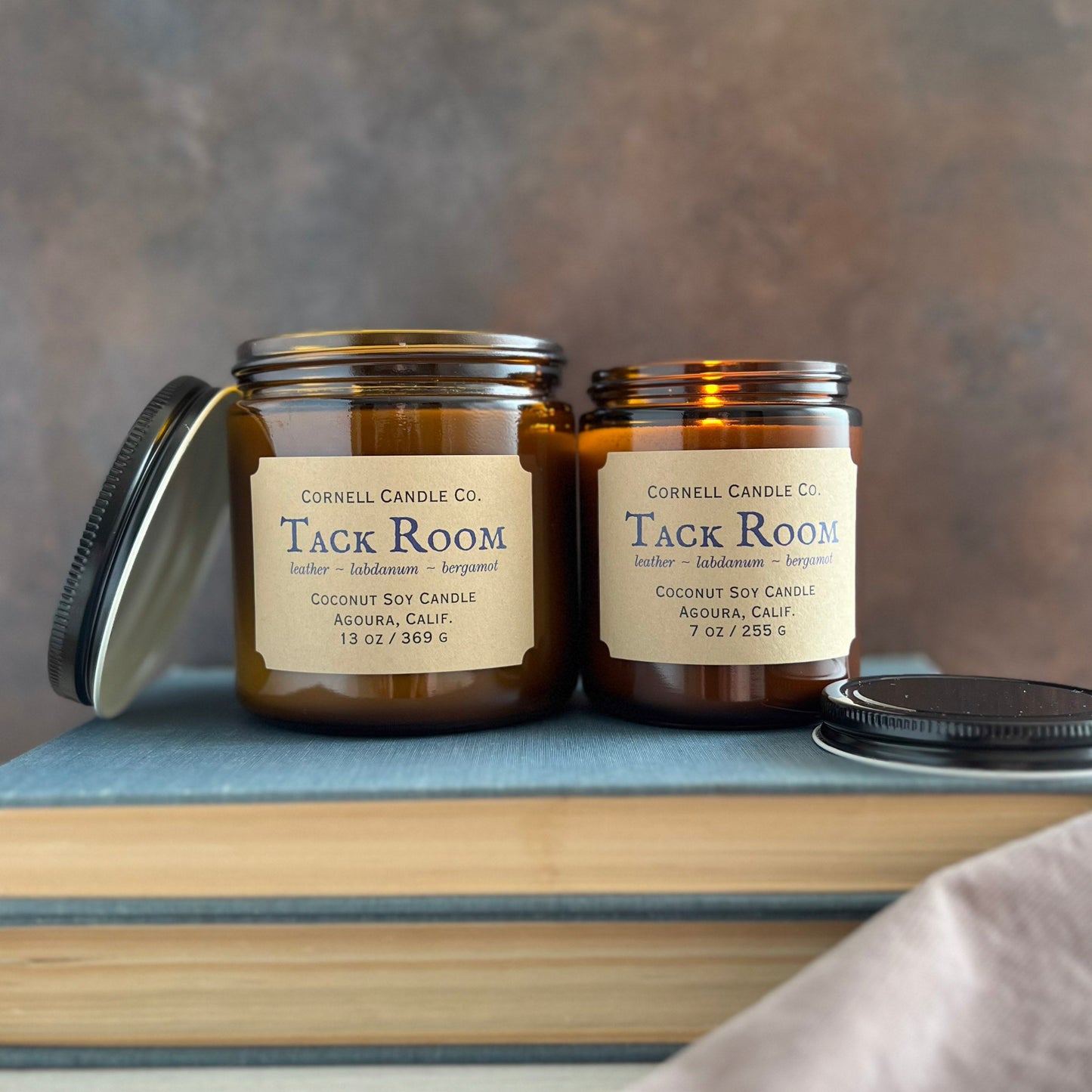Tack Room ~ a Leather + Labdanum + Bergamot Candle