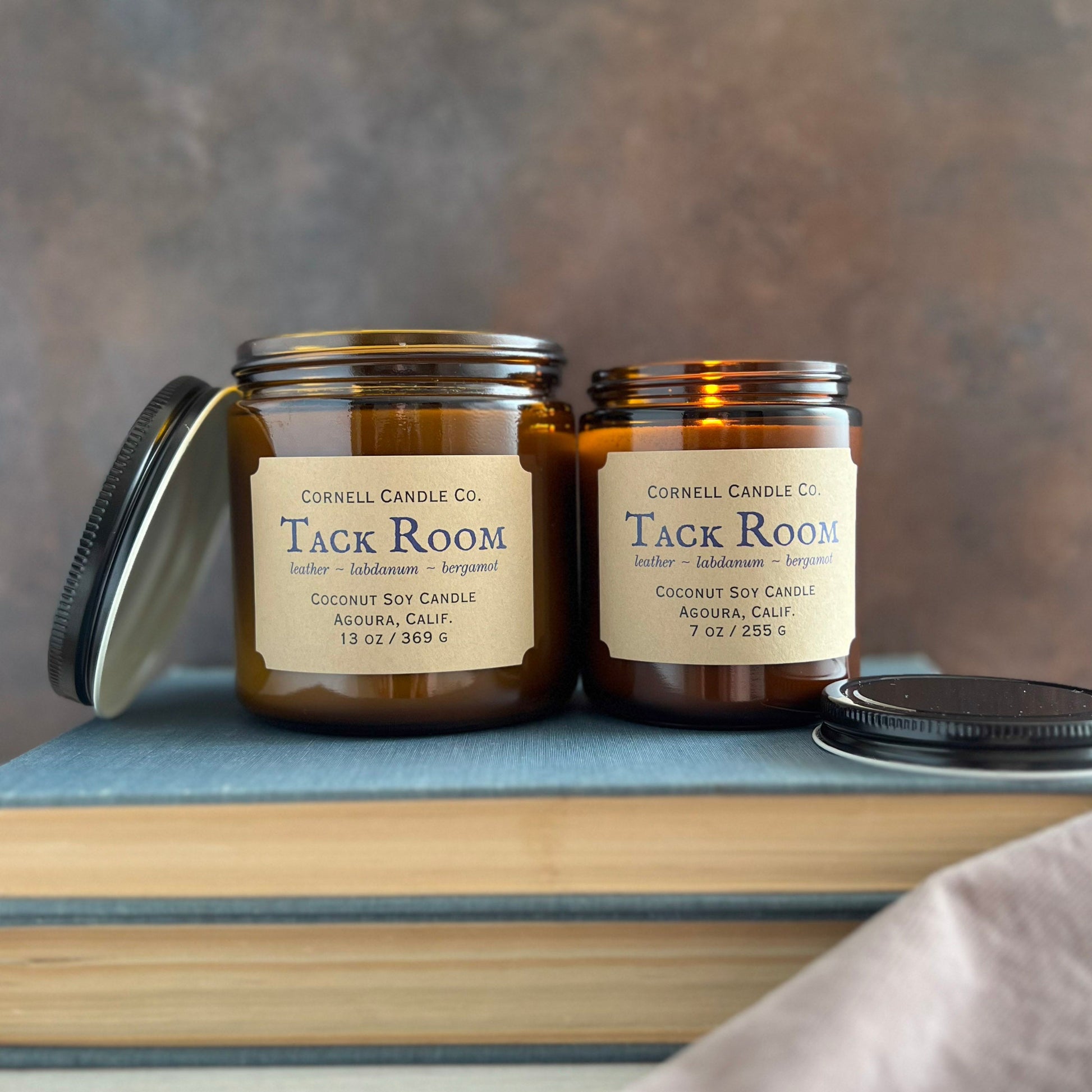 Tack Room ~ a Leather + Labdanum + Bergamot Candle