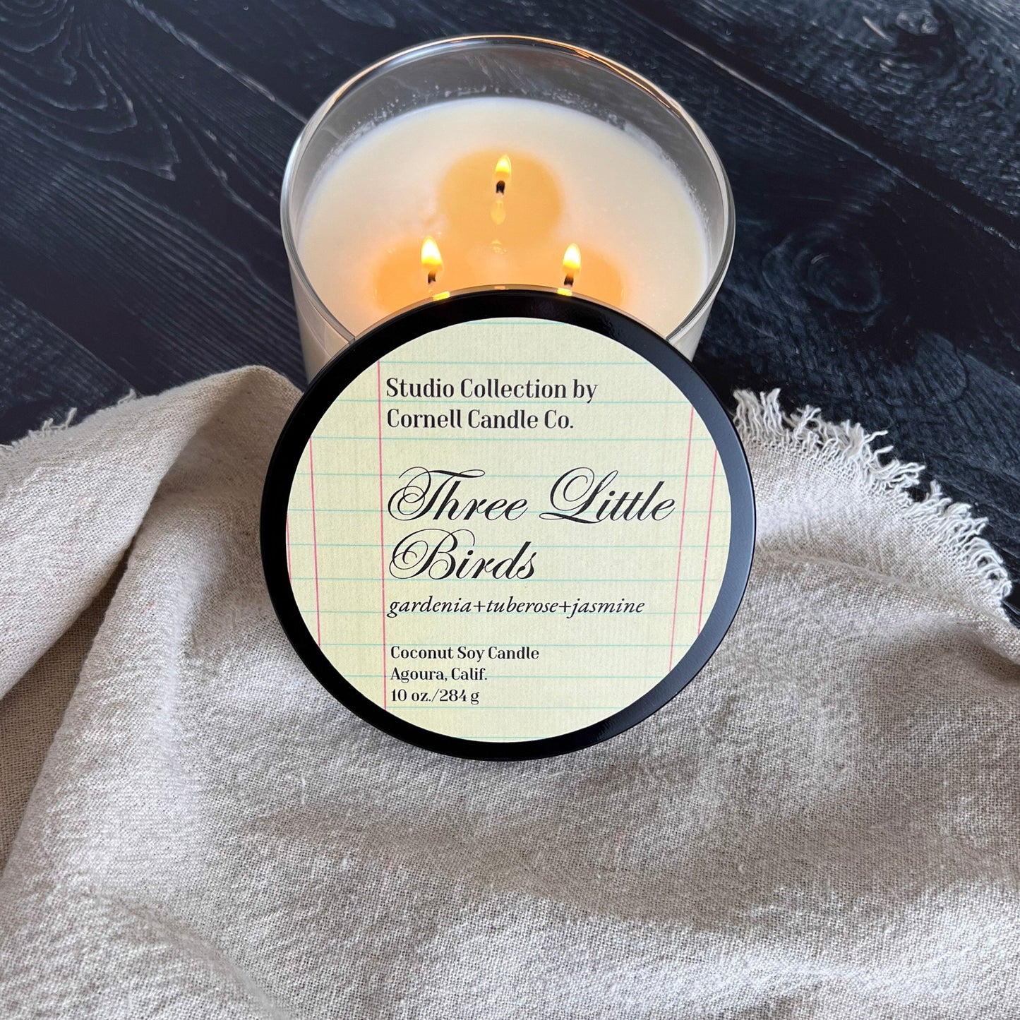 Three Little Birds Candle ~ Gardenia + Tuberose + Jasmine