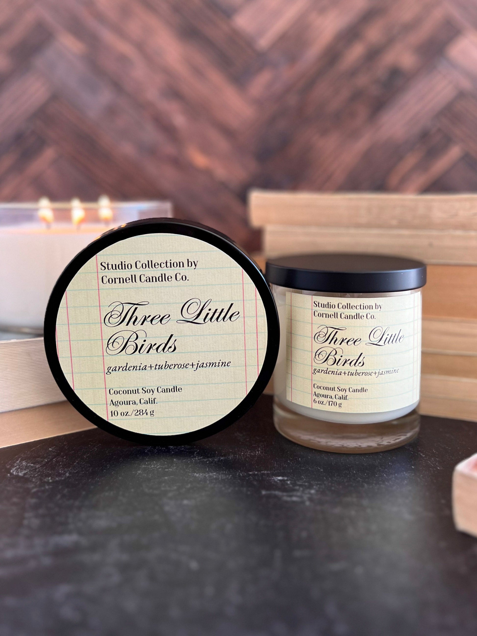 Three Little Birds Candle ~ Gardenia + Tuberose + Jasmine