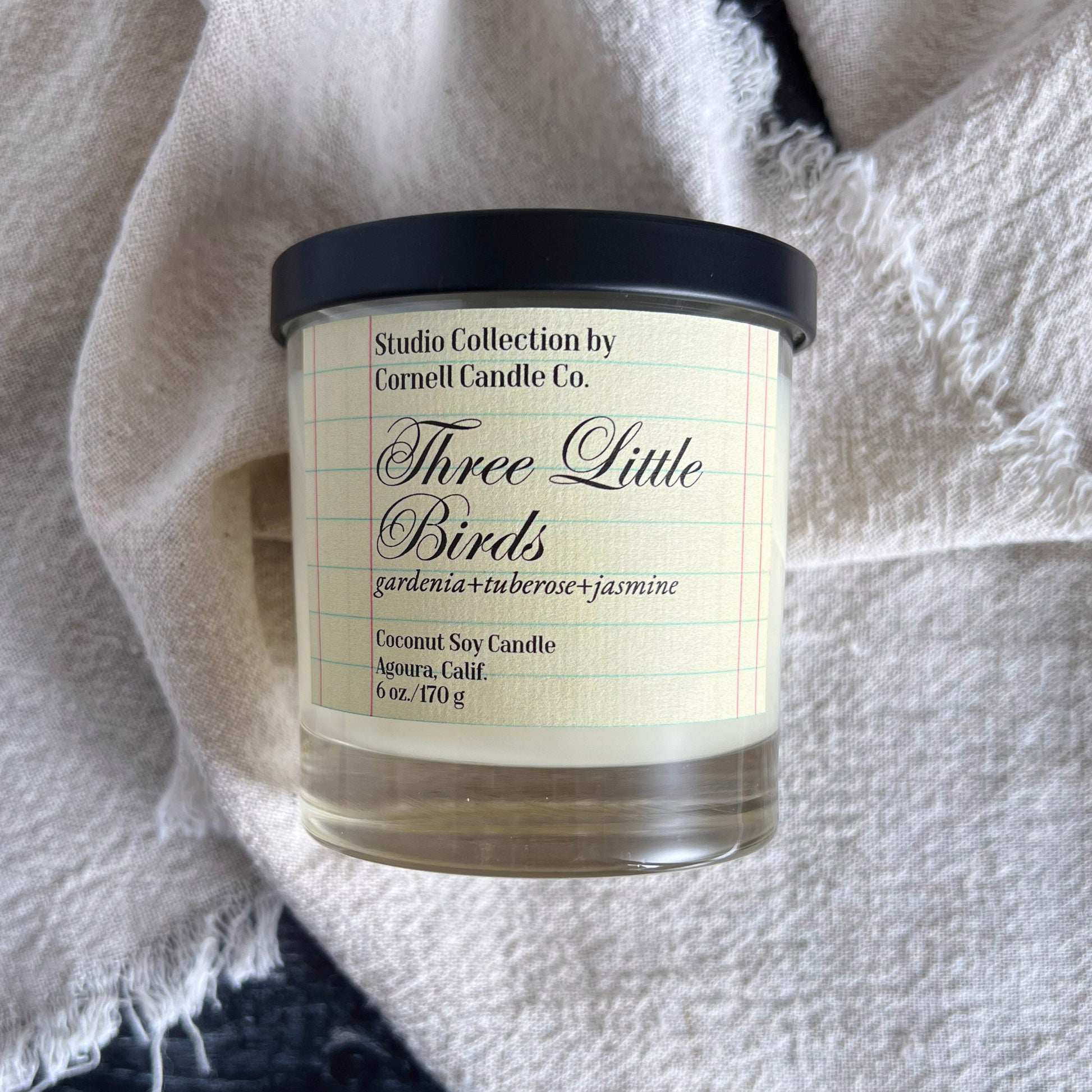 Three Little Birds Candle ~ Gardenia + Tuberose + Jasmine